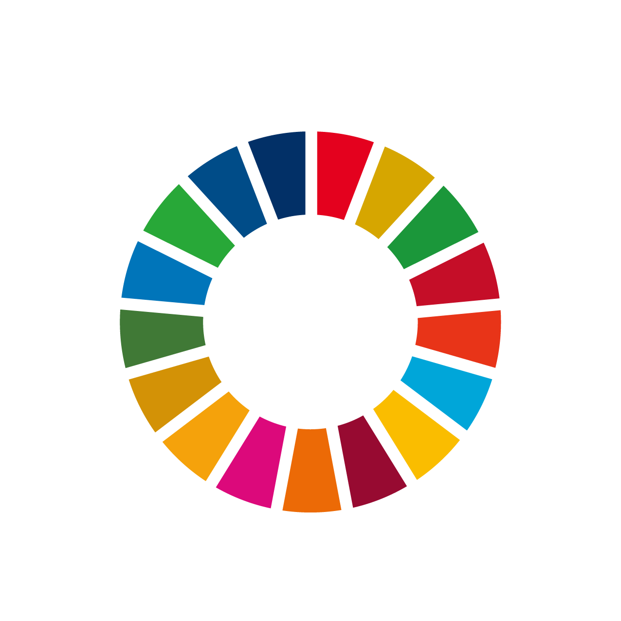 SDGsのカラフルな円
